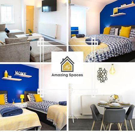 Large Unique 2 Bedroom Duplex Apartment With Private Parking & Free Wifi - Vat Qualifying By Amazing Spaces Relocations Ltd Warrington Extérieur photo