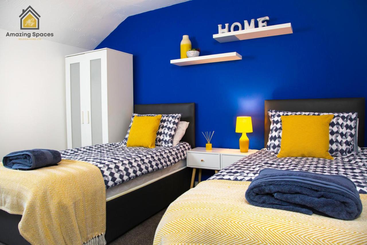 Large Unique 2 Bedroom Duplex Apartment With Private Parking & Free Wifi - Vat Qualifying By Amazing Spaces Relocations Ltd Warrington Extérieur photo