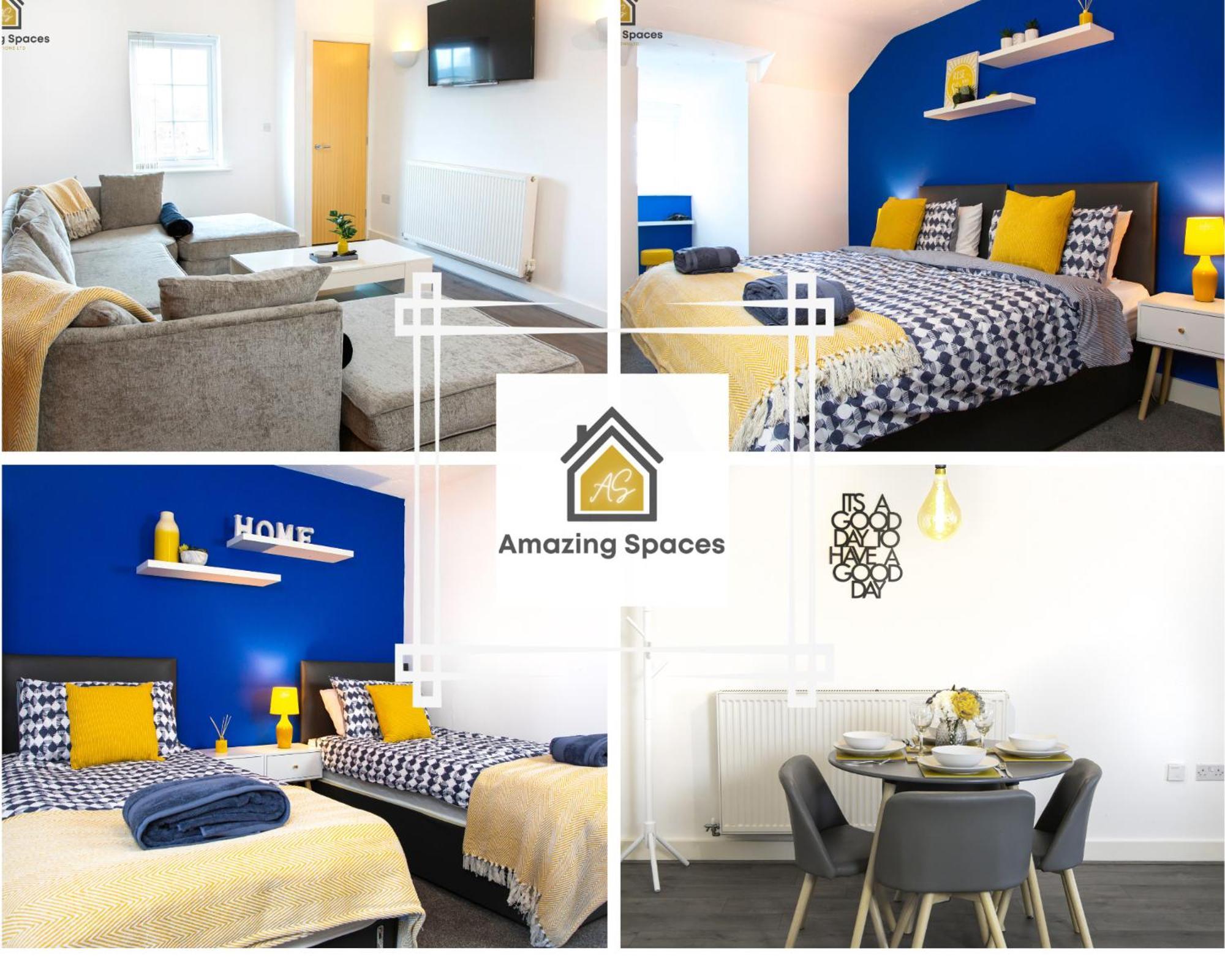 Large Unique 2 Bedroom Duplex Apartment With Private Parking & Free Wifi - Vat Qualifying By Amazing Spaces Relocations Ltd Warrington Extérieur photo